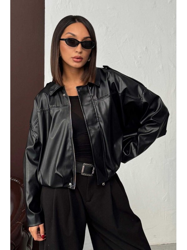 F 2035 SUNİ DERİ MONT - SİYAH